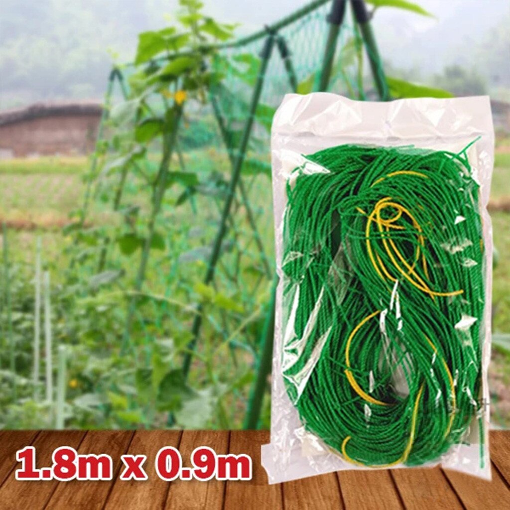 Garden Plants Climbing Net Plastic & Nylon Net Morning Glory Flower Vine Netting Support Net Grow Net Holder Garden Netting #C