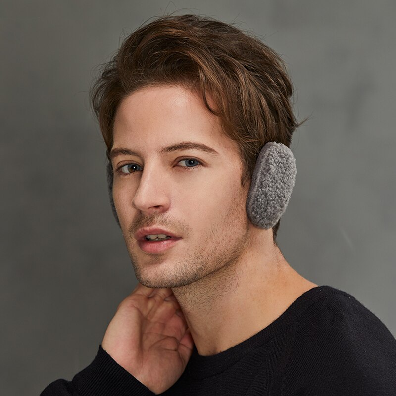 Winter Ear Cover Bandless Ear Warmers Earmuffs Foldable Ear Cover for Adult Men Women