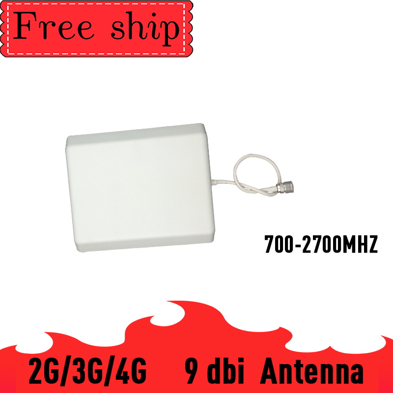 9dBi Outdoor Panel Antenna - 900-2700MHz Signal Booster for 2G/3G/4G Repeaters - 15m Cable