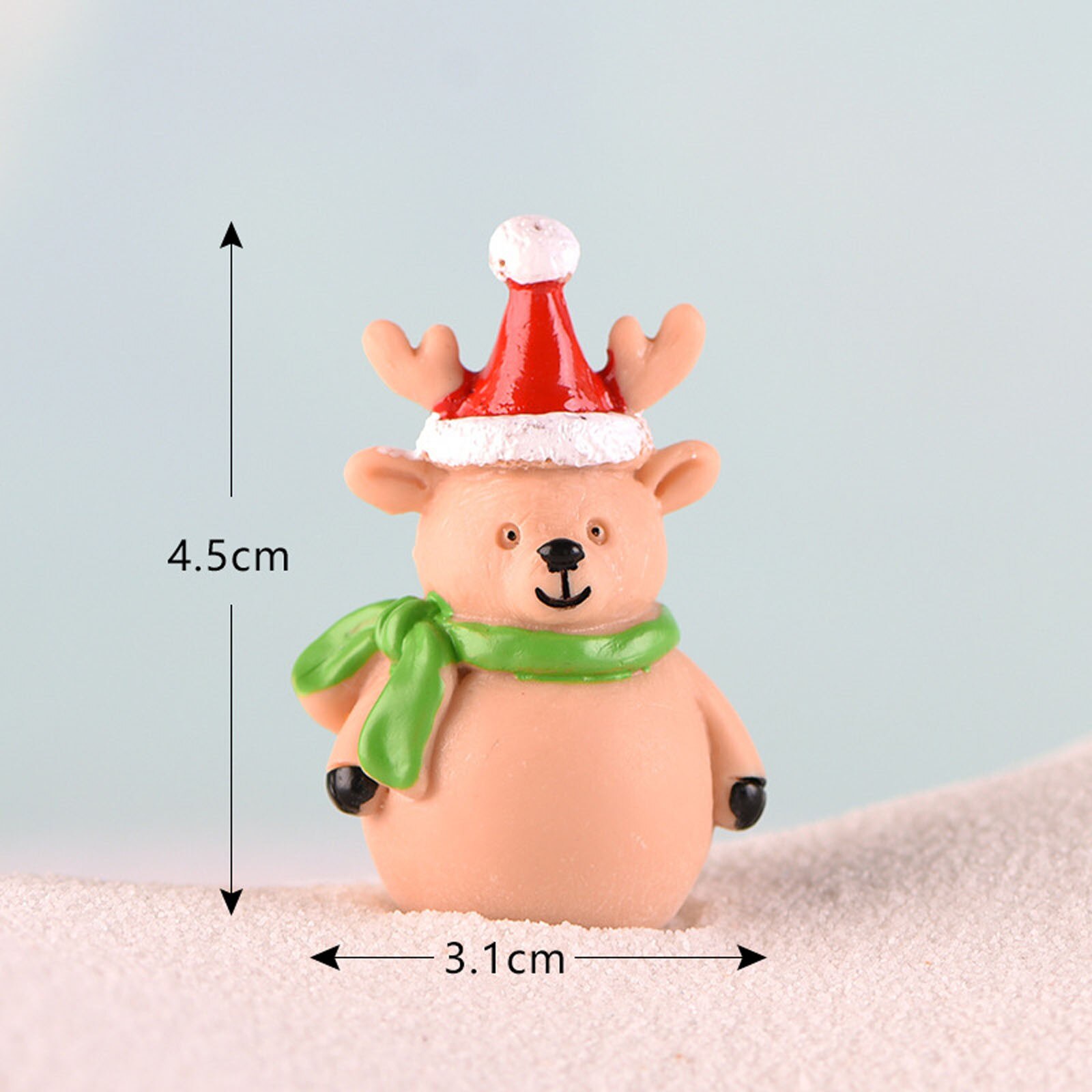 Kerst Weinig Sneeuwman Speelgoed Mini Mensen Kerstman Snowman Xmas Boom Figuur Pop Speelgoed Microscopische Decoratie: G