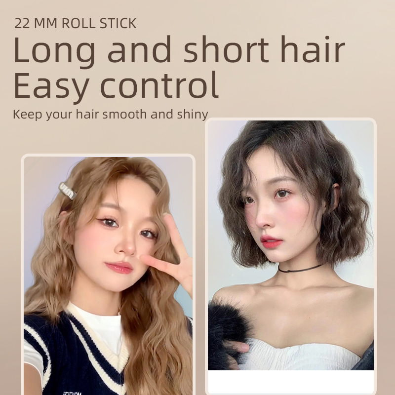 EllMEI-Fer à friser électrique en céramique, outils de bigoudi, coiffeur à triple baril