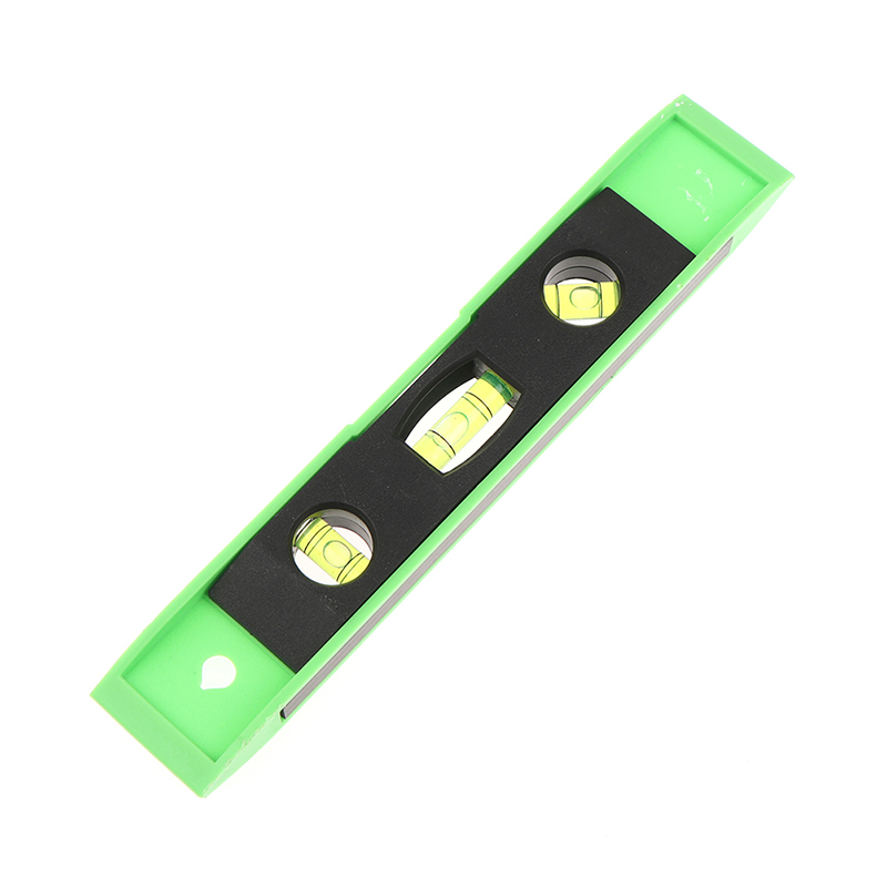 9 inch 3 Spirit Level Bubble Mini Pocket Portable Spirit Level Tool Vertical Horizontal Gradienter Measuring Furniture: green