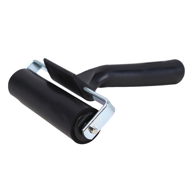 Black Rubber Roller Brush Rubber Roller DIY Craft Tools Painting Brushing Tools School Office Supplies