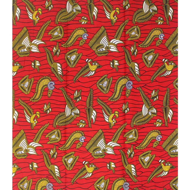Afrikansk stoff vokstrykk ekte voksduk 100%  bomullsmateriale 6 yards afrikansk ankara bomull voks stoff for kjole