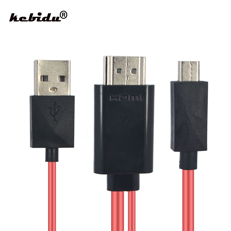 Micro usb 11 pin til hdmi-kompatibel hdtv adapter til android telefon til micro usb til samsung galaxy av video kabel 1080p hd
