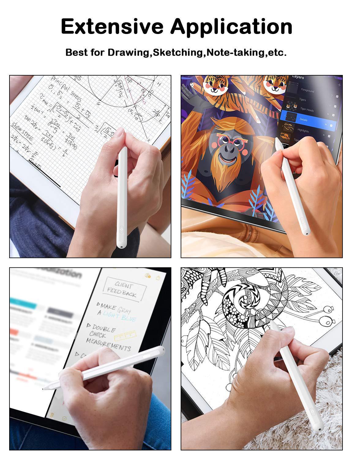 Apple Pencil Tablet pen Active Stylus Pen For iPad Pro 11 12.9 10.5 9.7 mini 5 Air Smart Stylus Palm Rejection Touch Pen