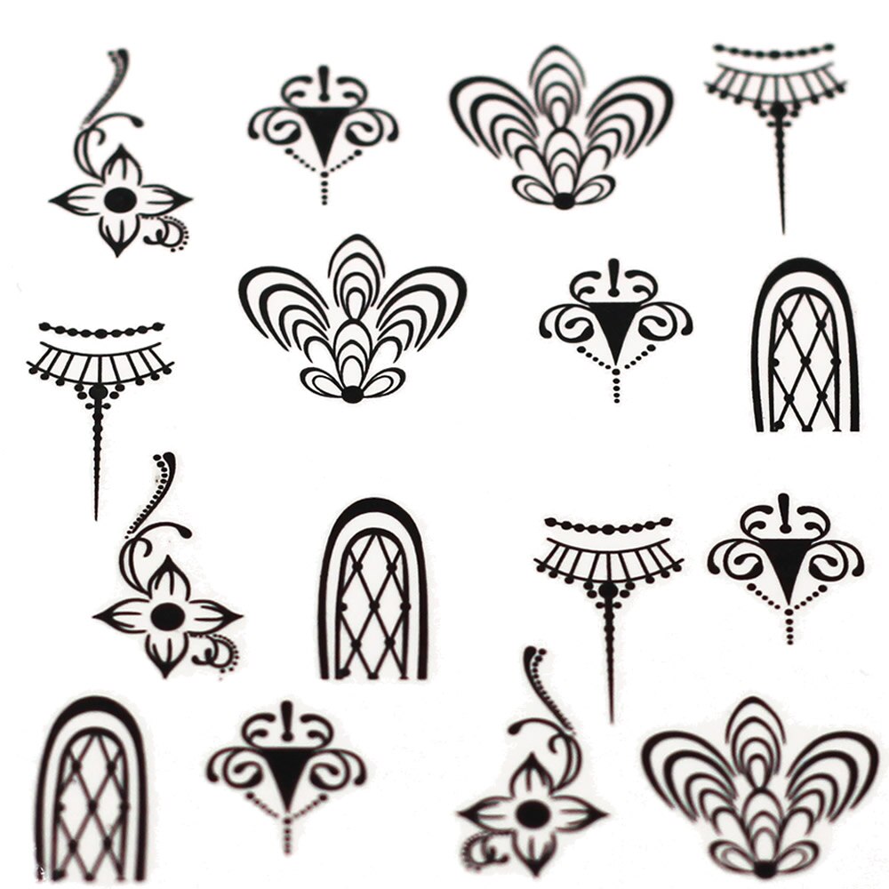 1Pc Schneeflocke Karikatur Wasser Transfer DIY NäGel Kunst Nagellack verrotten Farbe Lange-dauerhaft Nagellack Mädchen Nette nagel Dekoration Werkzeug: 20