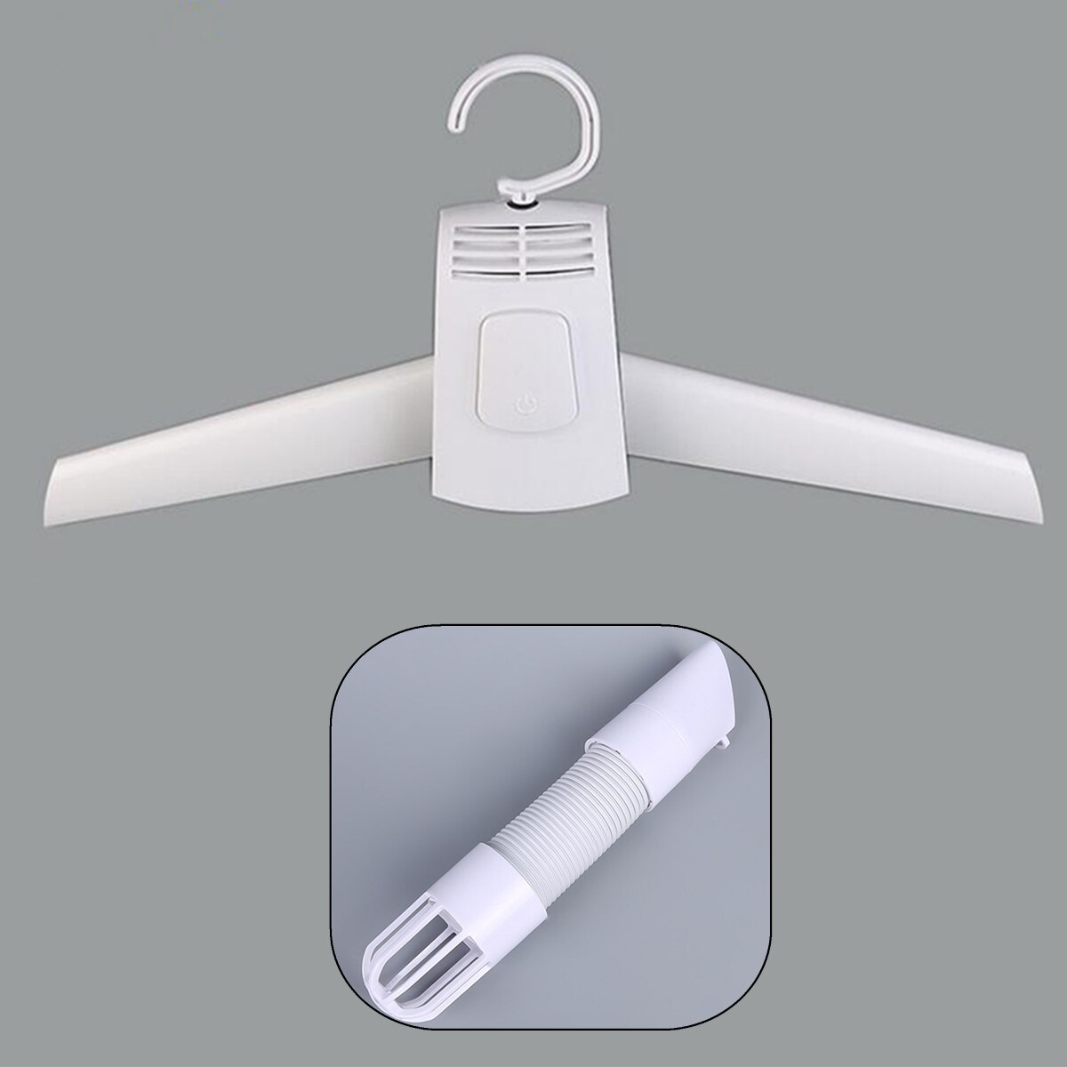 Electric Clothes Drying Rack Smart Hang Clothes Dryer Portable Outdoor Travel Mini Folding Available Clothing Shoes Heater: with shoes tube