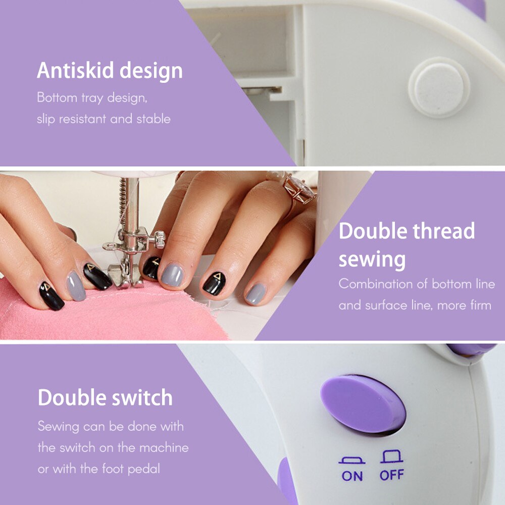 Sewing Machine Sew Costura Maquina De Costura Mini Hand Machine a coudre Prensatelas maquina coser domestica maszyna do szycia