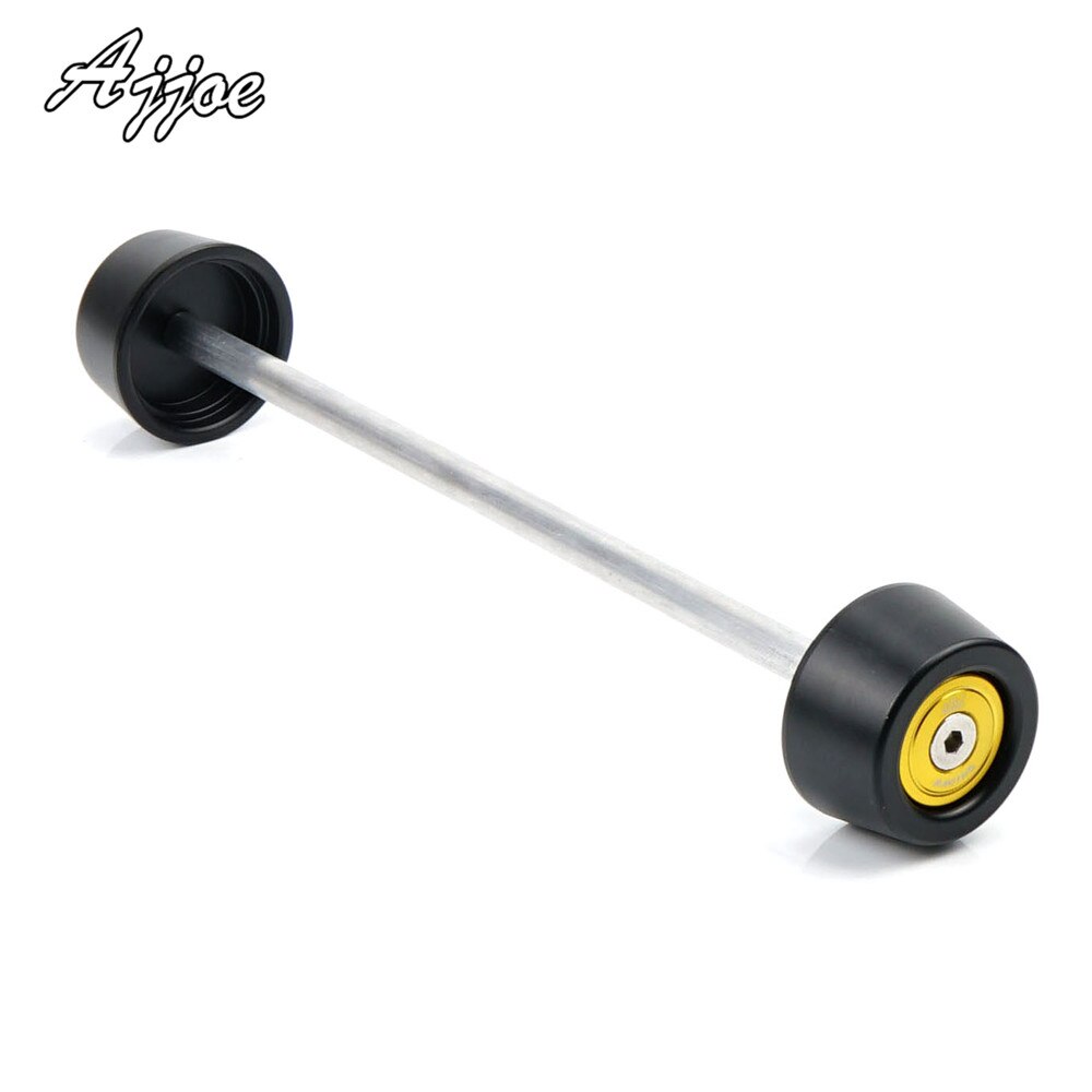 Motor Voor & Achter Vork Wiel Frame Slider Valblokken Voor Ducati Streetfighter 1098 Multistrada 1200 Multistrada 1200S: Front-Gold