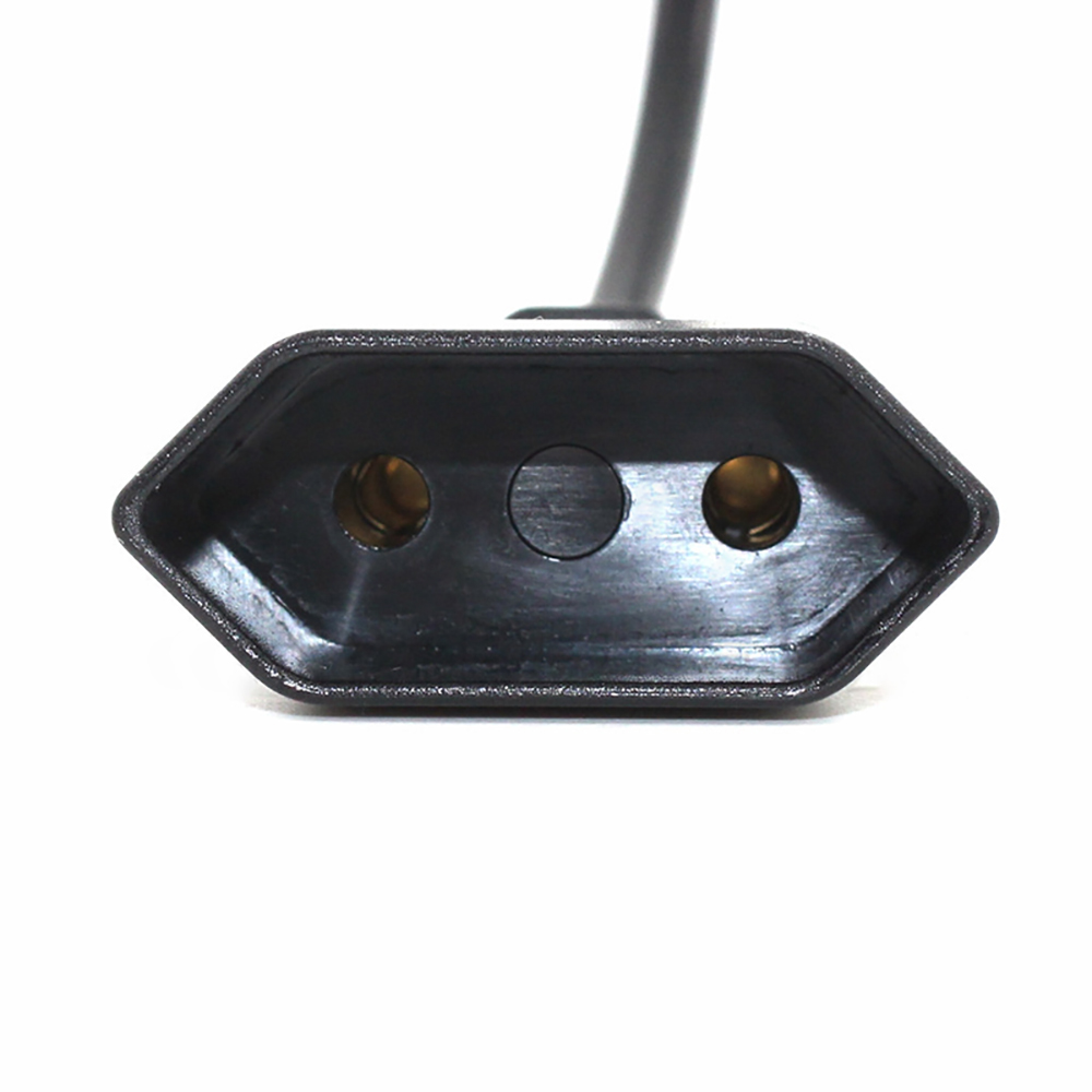 Cee7/16 Eu 2 Prong Man Naar Vrouw Dubbele Output,2 Manieren Uitlaat Verlengsnoer Europese M/F Power Splitter Kabel 49Cm