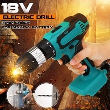 13mm Electric Drill 3/8-Inch Chuck Cordless Screwdriver for Makita DC18V Battery Wireless Power Drill Screwdriver Power Tools