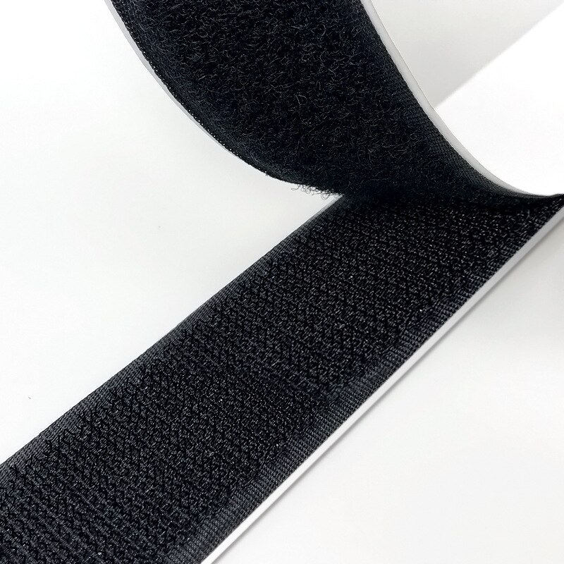 5Meters Fabric Hook and Loop Fasteners with Adhesive Nylon Velcro Hook &amp; Loop Adhesive Fastener Tape DIY Fastener Accessories