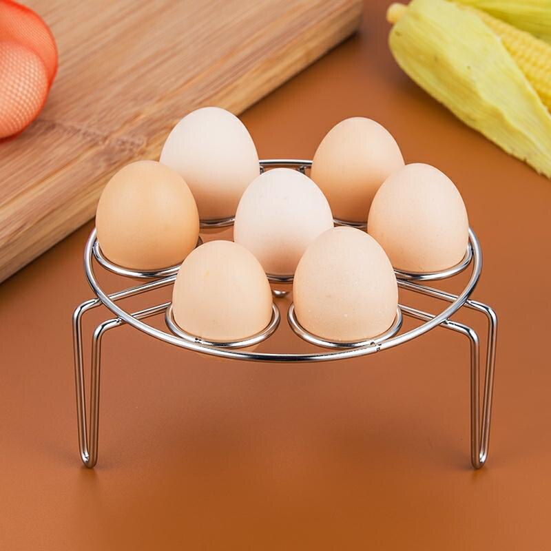 Asas de acero inoxidable para vaporizador de huevos resistentes al calor se adapta a Olla instantánea cocinar 14 huevos accesorios de maceta de actualización multiusos