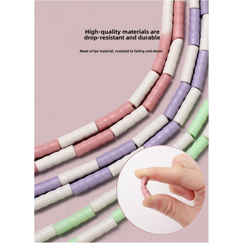 Bamboo Skipping Rope for Children Physical Education Junior Rope Safety for Beginners Jump Rope Fitness