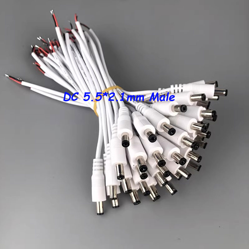 DC 2.1x5.5mm Male Female connector Plug Power Cabl... – Grandado