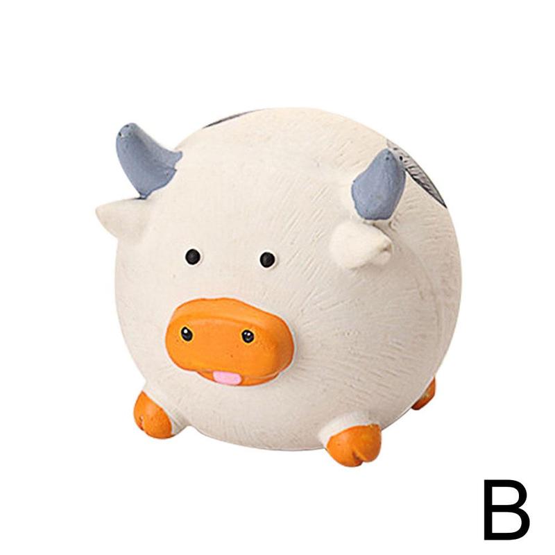 Boule vocale en Latex pour animaux de compagnie, broyage des dents, jouets, Rose, rouge, cochon, boules jaunes, poulet, vache ronde, chiens, produits d&#39;entraînement à la mastication: B