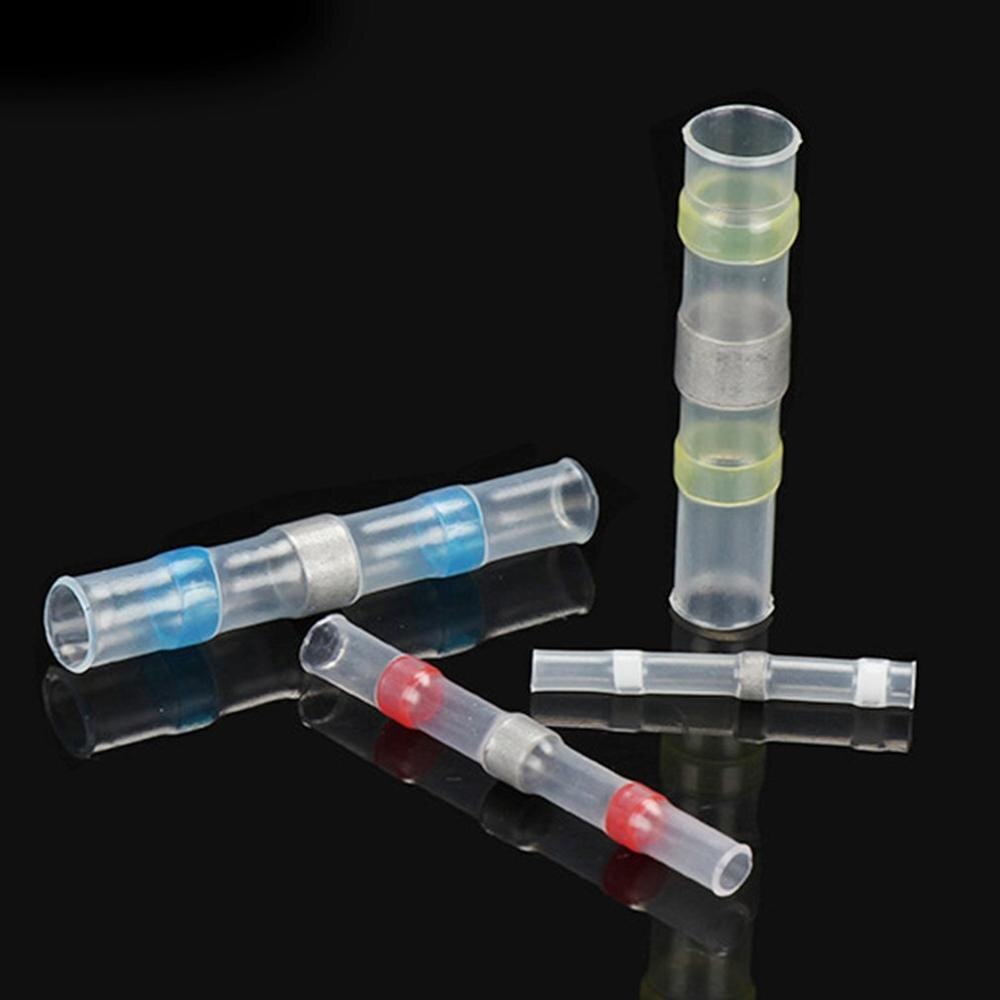 50/100/150/250 pc Boxed Waterproof Solder Ring Heat Shrinkable Joint Terminal Solder Ring Heat Shrinkable Sleeve Terminal