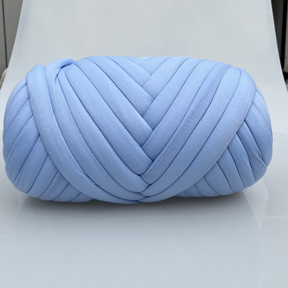 100g groft garn tykt super tykt garn strikkegarn roving spindingarn til gør-det-selv tæpper pudefremstilling: Lavendel