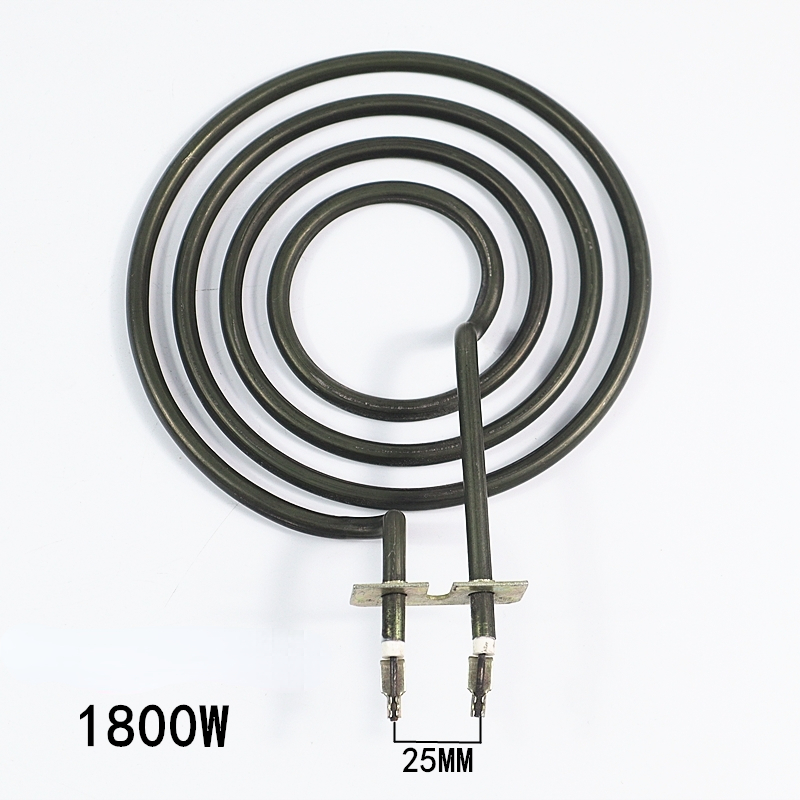 Élément chauffant de remplacement pour table de cuisson, poêle, four, rôtissoire, friteuse à air, Eva de surface, chauffage tubulaire électrique, 1000W-1800W