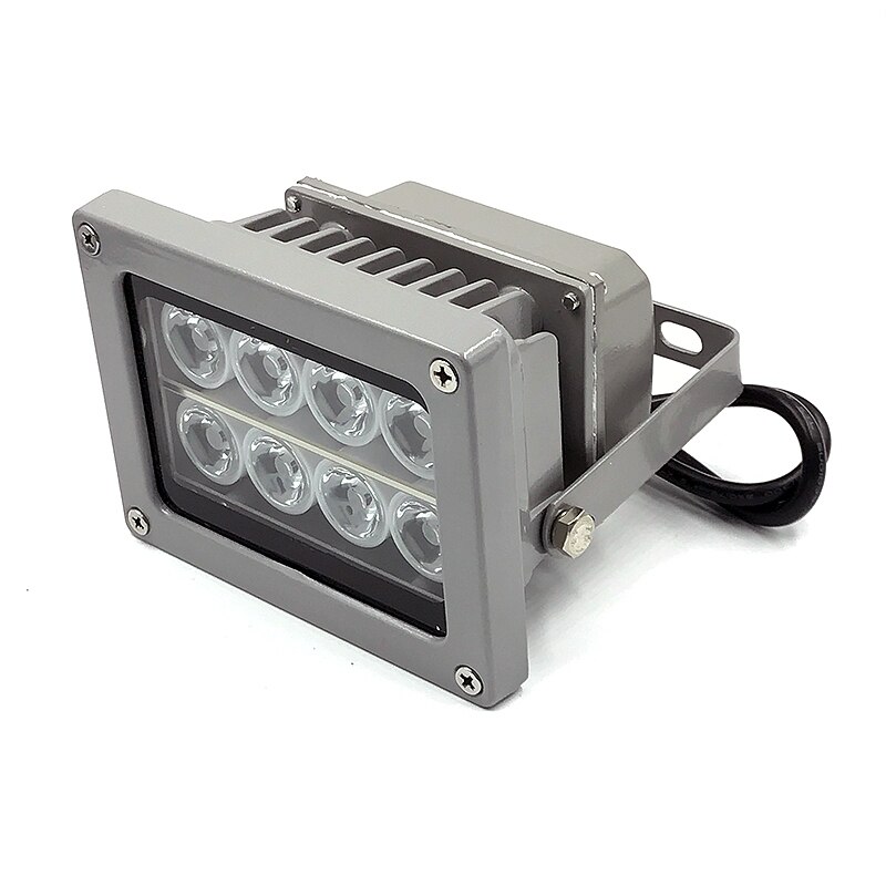 SMTSEC 8pcs LED 40m cctv high power white LED light lamp Illuminator for cctv security camera system Night Vision SI-8W