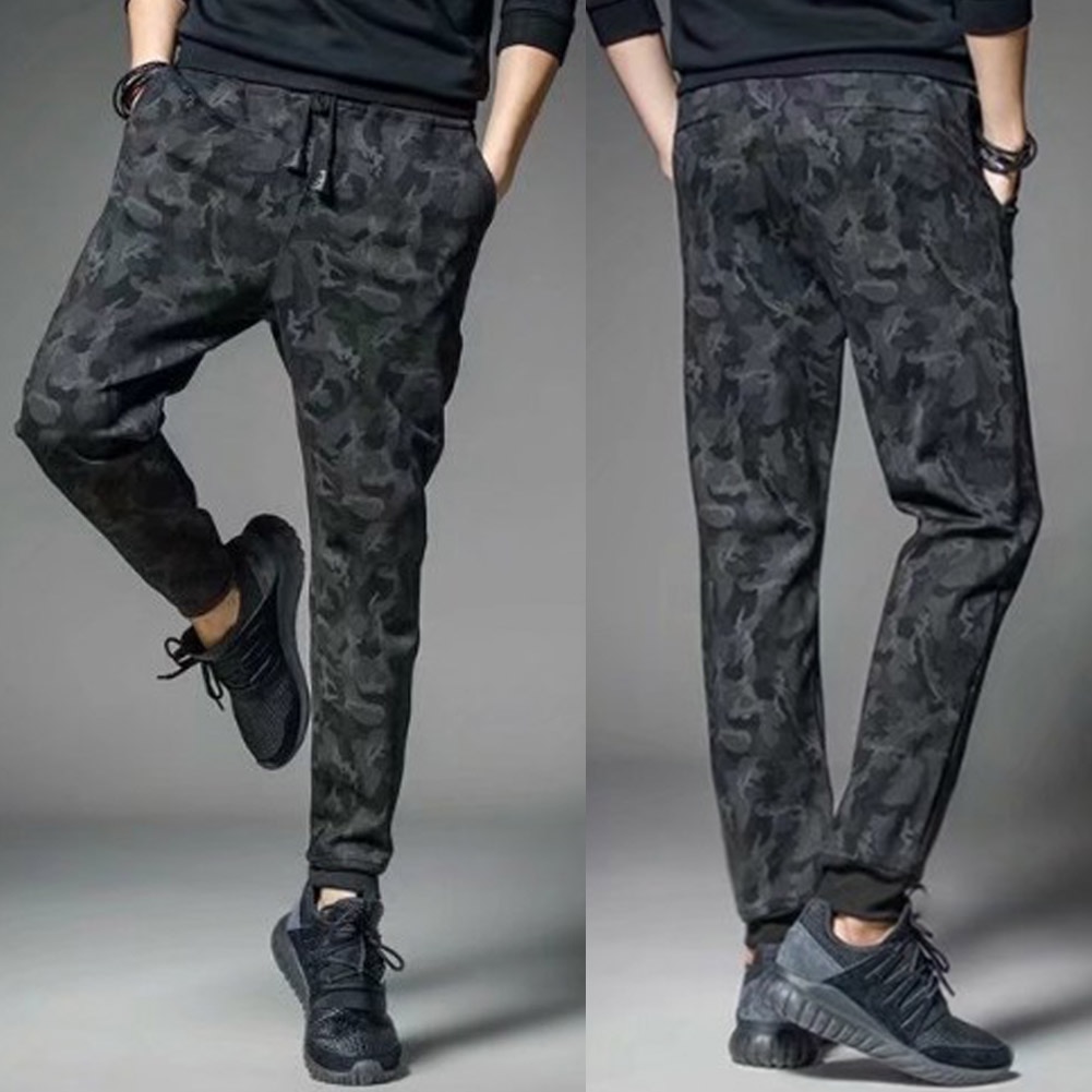 Camouflage Pants Men Joggers Pants Men Cargo Pants Male Athlete Camo Spring Pants Full Length Sport Sweatpants Quick Drying