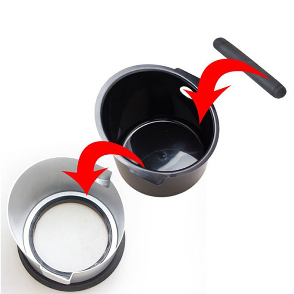 COFFEE KNOCK BOX Bin Espresso Grinds Tamper Waste Tamp Tube Grind