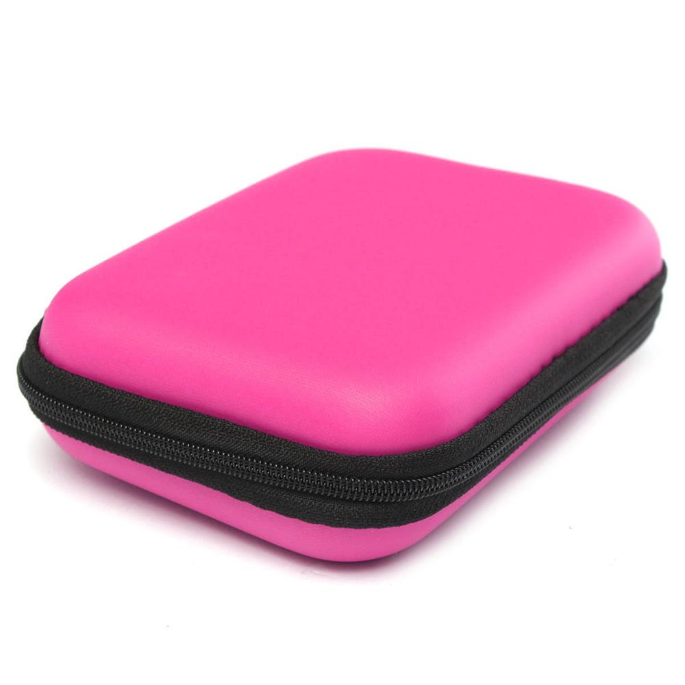 Verkoop 2.5 ''Externe USB Hard Drive Disk HDD Carry Case Cover Bag Voor PC Laptop S: Rose