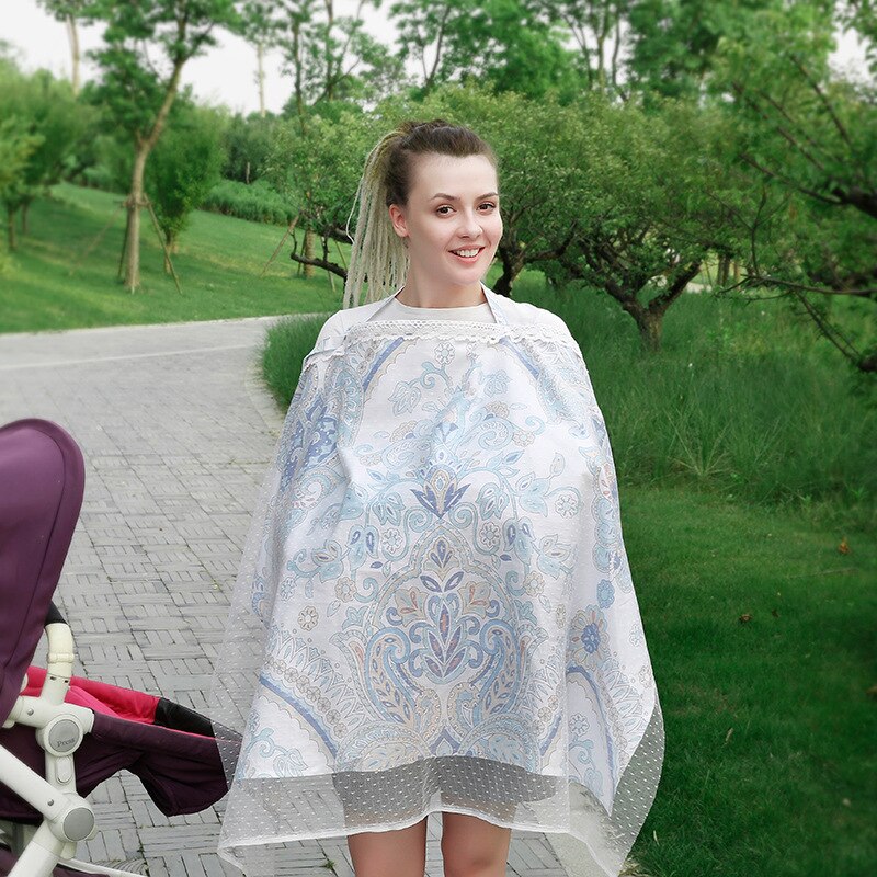 Fundas de lactancia para madres y bebés, tela de algodón transpirable, talla grande L,: folk-custom