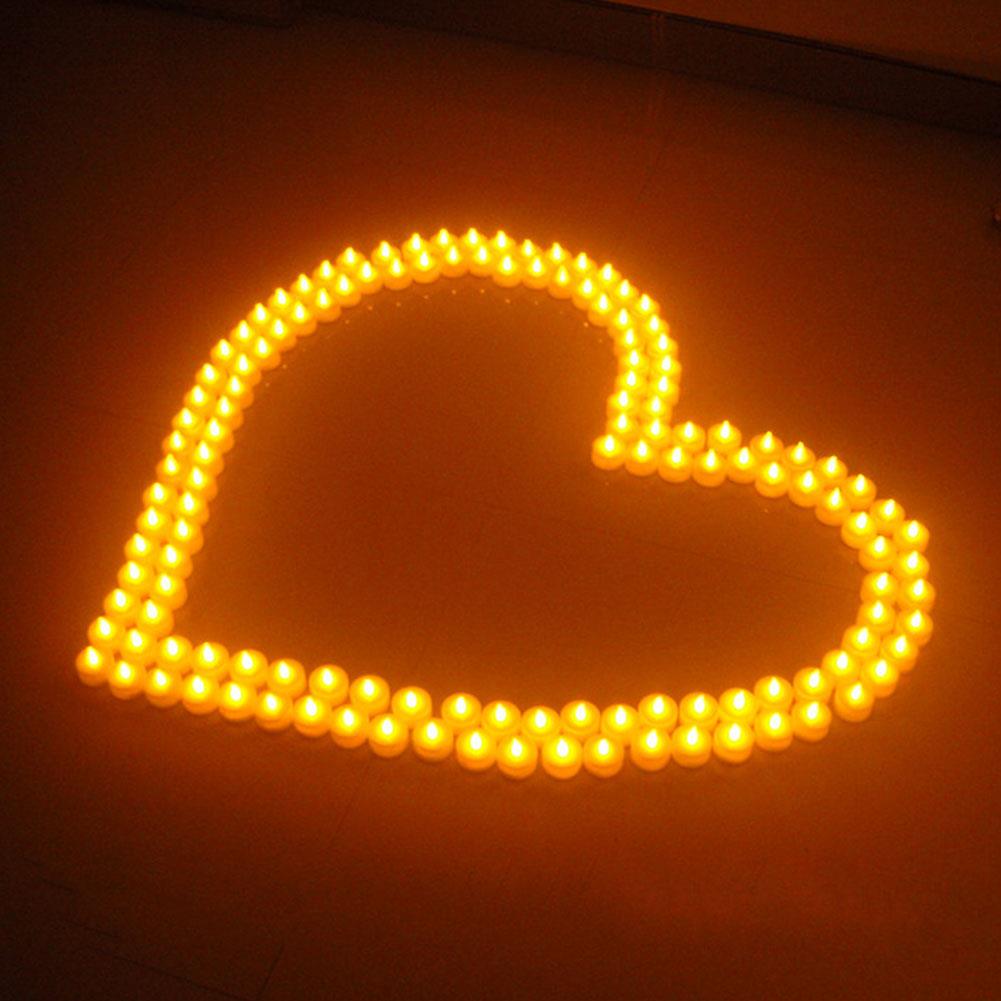 Led lys lys te lys dekorasjon dekorasjon flimrende batteri
