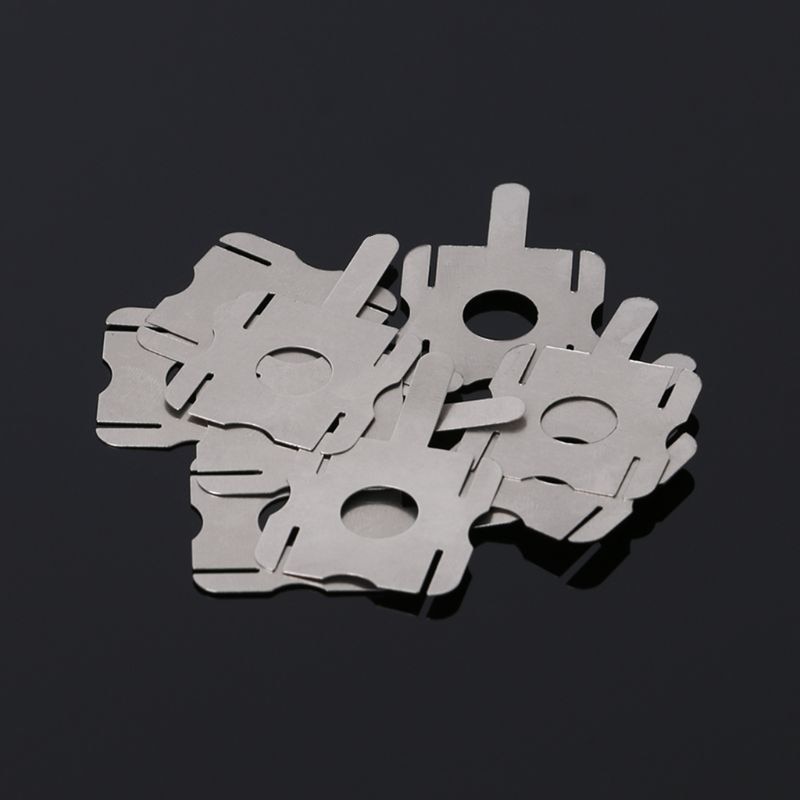 10PCS 18650 Lithium Batteries Nickel Spot Welding U-shaped Piece Connector T6 Battery