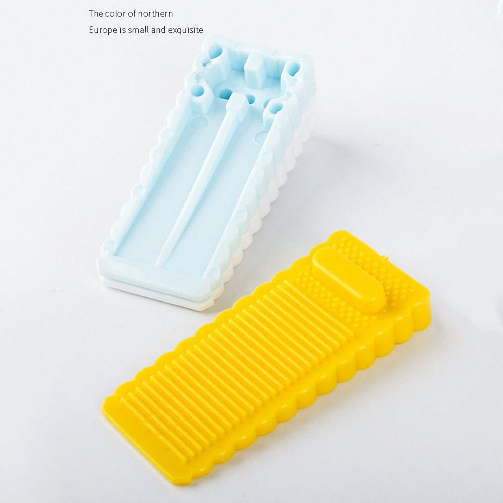 Veiligheid Siliconen Deur Stop Stoppers Antislip Blok Wig Deurstoppers Home Office Deur Achter Retainer Anti-Collision Beschermen hardware