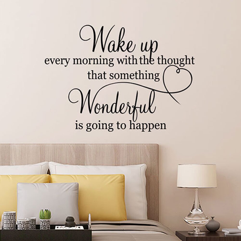 Latin Poems Wall Art Decals Wall Stickers Bedroom Study Background Decor