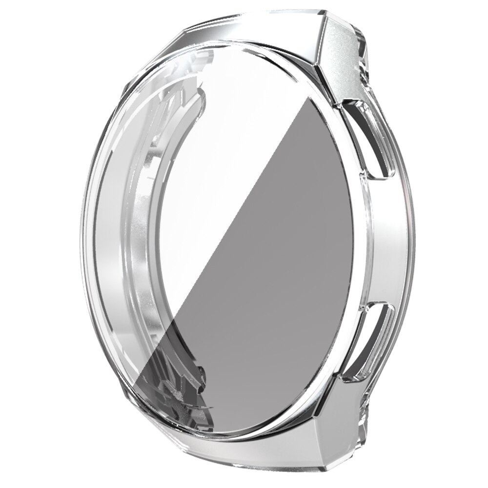 För huawei klocka  gt 2e remmar silikon ersättningsband topp klockarmband armband huawei  gt2e dubbelfärgad rem: Transparent ram