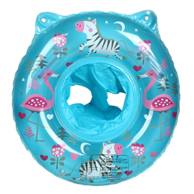 Baby Inflatable Swimming Ring Cartoon Animals Swim Circle For Kids Baby Float Pool Accessories Inflatable Circle For Children: blue forest