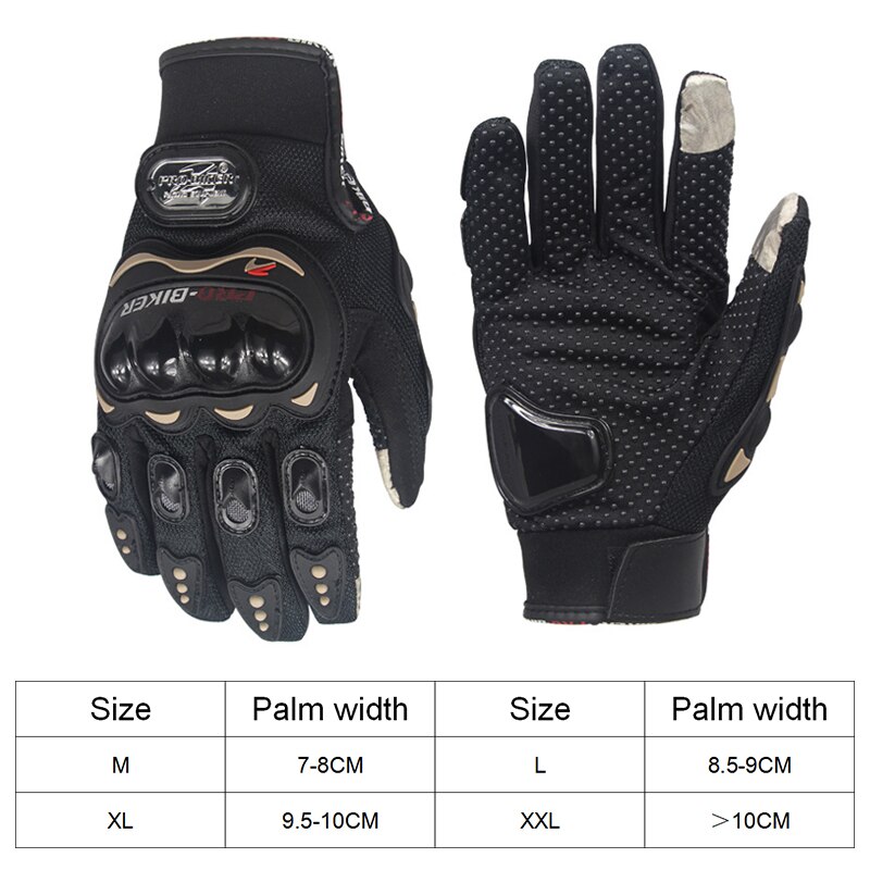 Pro-Biker Echt Motorhandschoenen Biker Handschoenen Moto Motorcross Fiets Waterdicht Schokbestendig Handschoenen