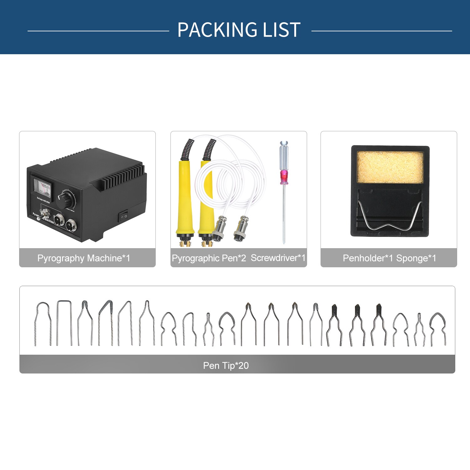 60W 220V Woodburner Wood Burning Tool Kit Adjustable 0℃-800℃ Digital Display Pyrography Pen Set Electric Soldering Iron