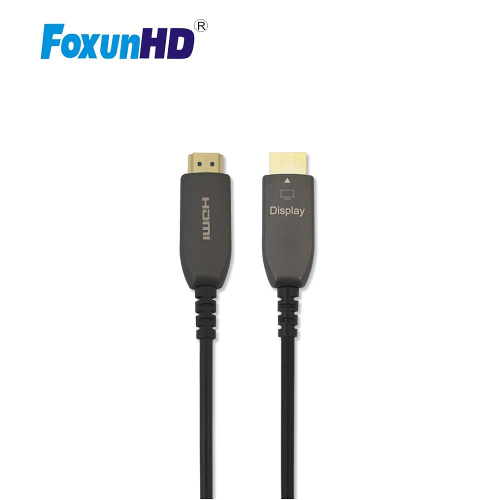 Foxun 10M-300M Aoc Kabel 18Gbps 4K 60Hz 4:4:4 Uhd Hdmi Kabel 10M