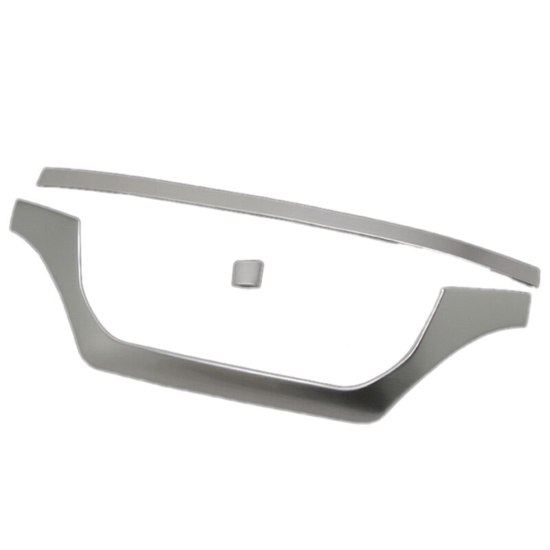 Para Hyundai Creta Ix25 accesorios del tablero de instrumentos del coche de Control Central de la cubierta de acero inoxidable Interior molduras: Default Title