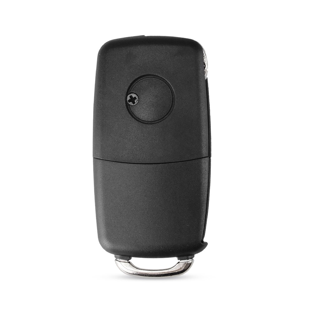 Keyyou para vw golf 4 5 passat b5 b6 polo touran para seat para skoda chave 2/3 botões da aleta escudo chave do carro fob sem lâmina