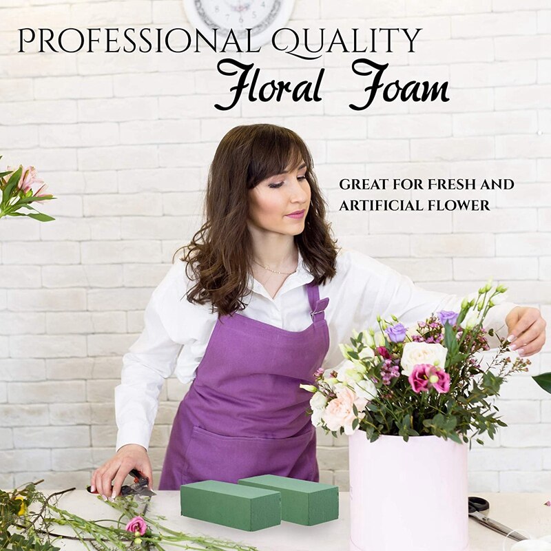 6 stuks steekschuimstenen, bloemverpakking, bloemschikbenodigdheden, kunstbloemen, planten, decoratie