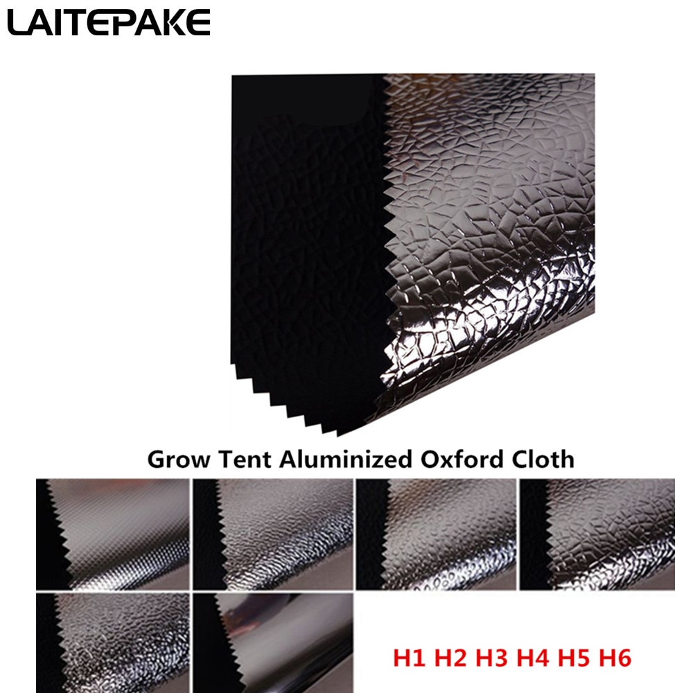 grow tent cloth 145*100cm and DIY Custom size Oxford cloth aluminized film for led grow light indoor hydroponics greenhouse tent