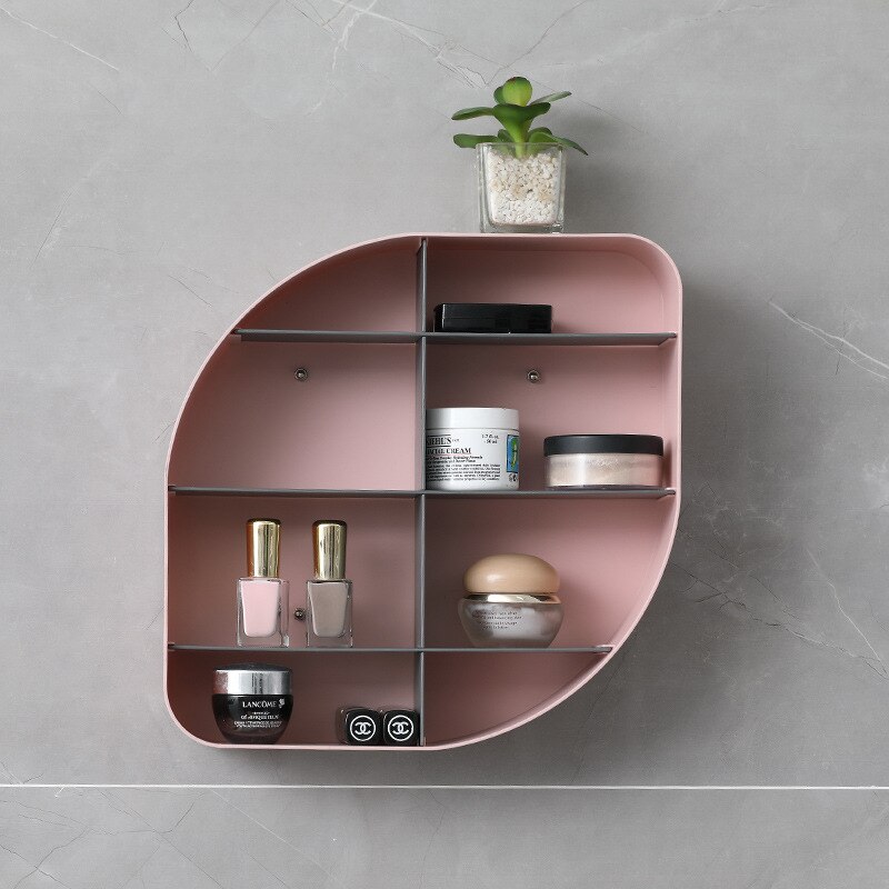 Drijvende Hoek Wandplank Hout Massief, Eiken Display Hoek Planken