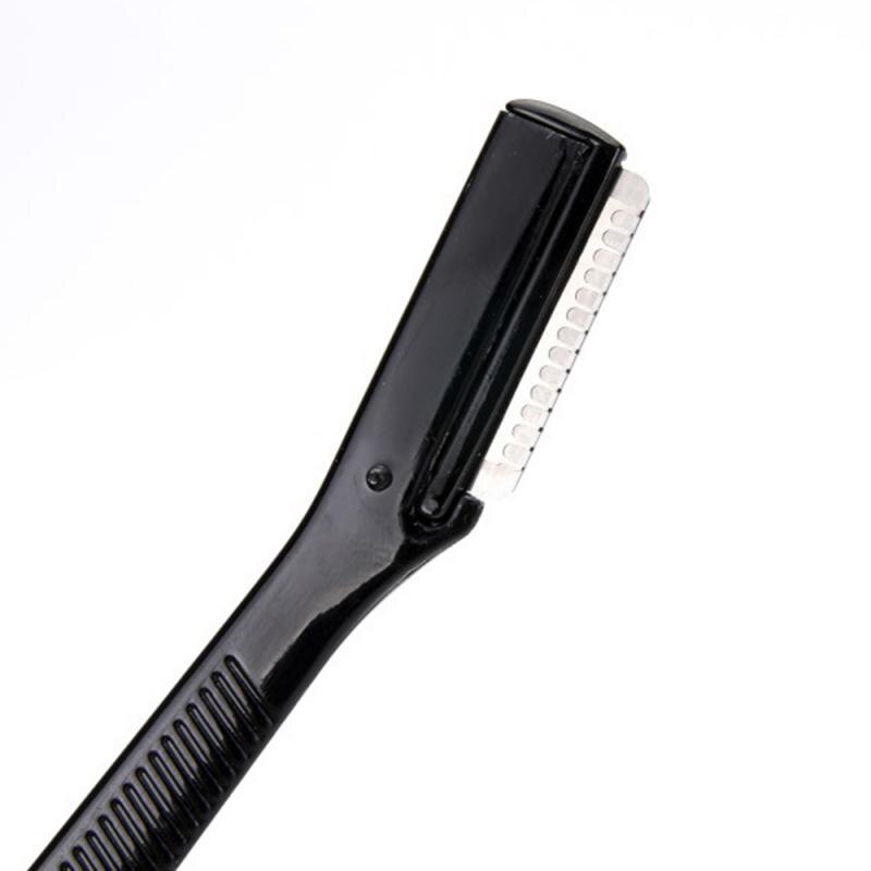 2 stk/parti øjenbrynstrimmerblade shaver makeup skarp rustfrit stål øjenbrynskniv hår revomal skraber shaver shaver kosmetik
