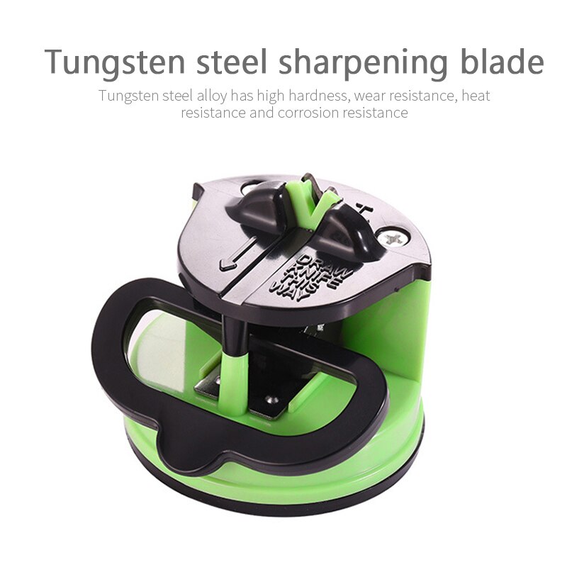 1 Pcs Knife Sharpener Kitchen Sharpening Tool Cocina Gadget Tool Knife Sharpen Scissors Grinder Secure Suction Chef Pad