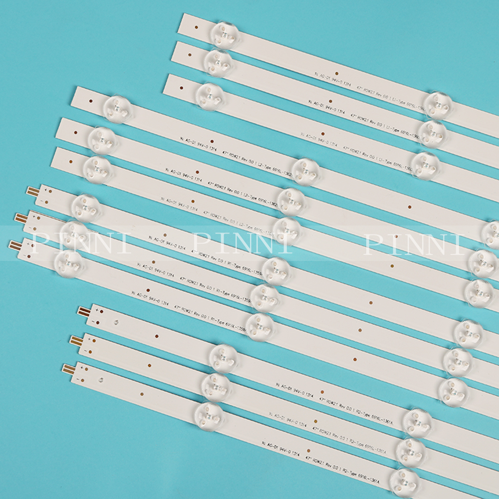 12 Uds de retroiluminación LED para LG 47LN5708-ZA 47LN570R-ZA 47LA620S 47LN5400 6916L-1174A 6916L-1175A 6916L-1176A 6916L-1177A