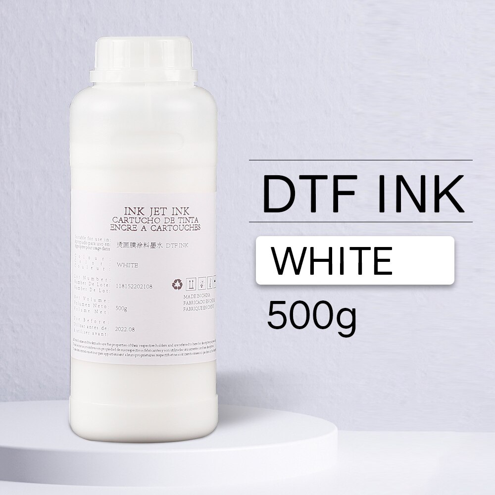 DTF tinte für alle drucker Epson L1800 L805 L800 R1390 R2000 P400 XP1500 XP600 TX800 4880 7880 R2880 DTF wärme transfer tinte: 500ml White DTF