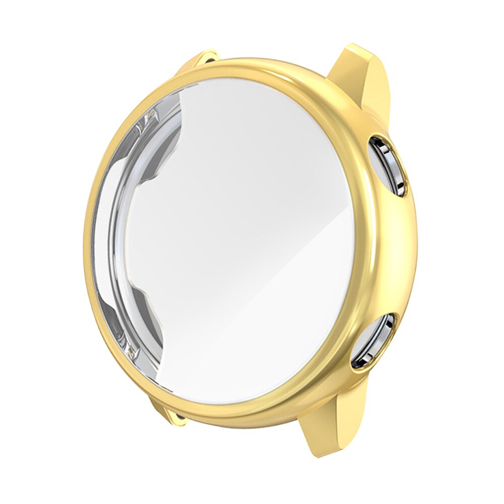 Voor galaxy watch active 2 hoesje samsung galaxy watch active 2 44mm 40mm bumper protector hd volledige dekking scherm beschermhoes: Goud / Voor actief 2 40mm