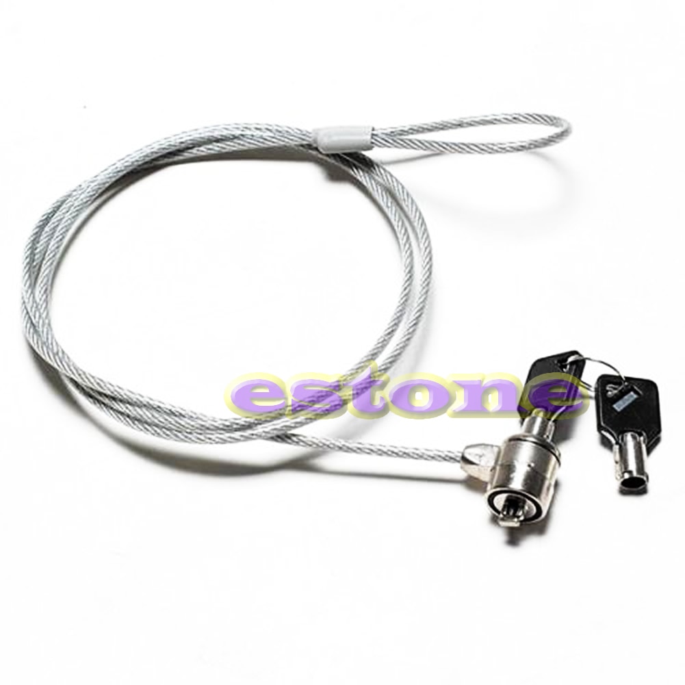 Notebook Laptop Computer Security key Lock Cable Chain