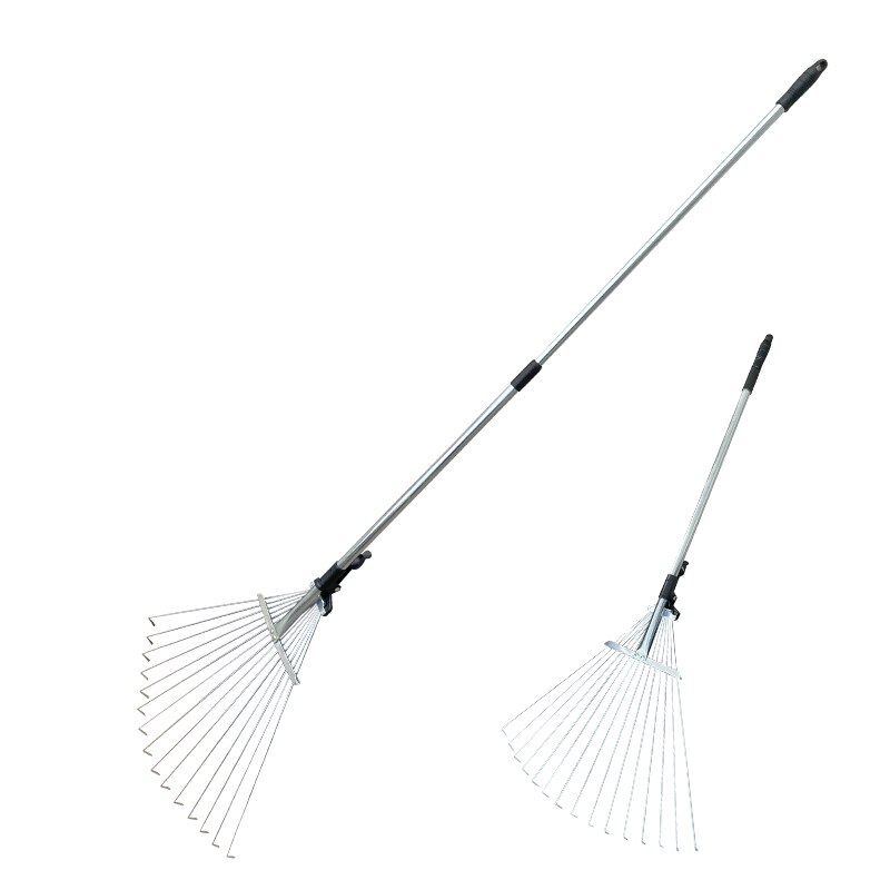 Grass raker agricultural raking grass sweeping leaf raker household leaf raker steel wire raking grass climbing grass climbing